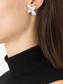 18kt white gold diamond earrings
